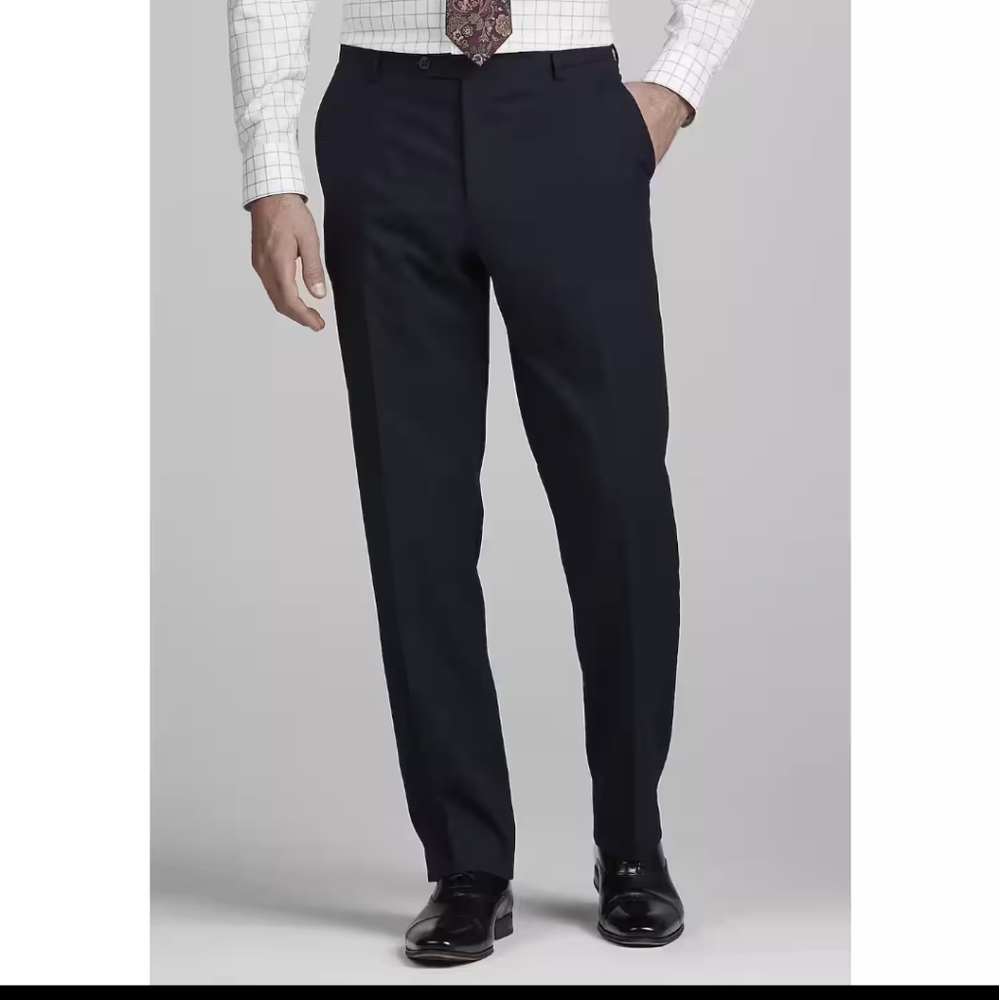 INC International Concepts Men's Wool Flat Front Dress Pants 32/30 LEFT!